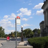 MetroBus stop #3179: Fine Arts @ Art Museum southbound MetroBus stop #3179 Fine Arts at Art Museum southbound