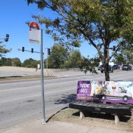 MetroBus stop #3294: Hampton @ Clayton, northbound MetroBus stop 3294: Hampton at Clayton, northbound