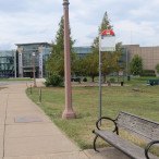 MetroBus stop #14433: Grand @ History Museum northbound MetroBus stop #14433 Grand at History Museum northbound